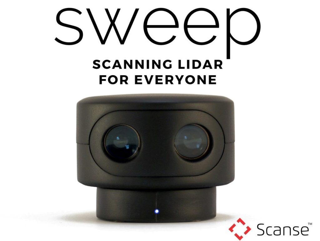 scanse Sweep Lidar 3d Scanner