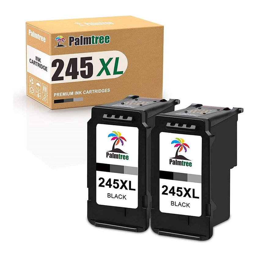 Palmtree Remanufactured 245XL Black Ink Cartridge Replacement for Canon PIXMA series