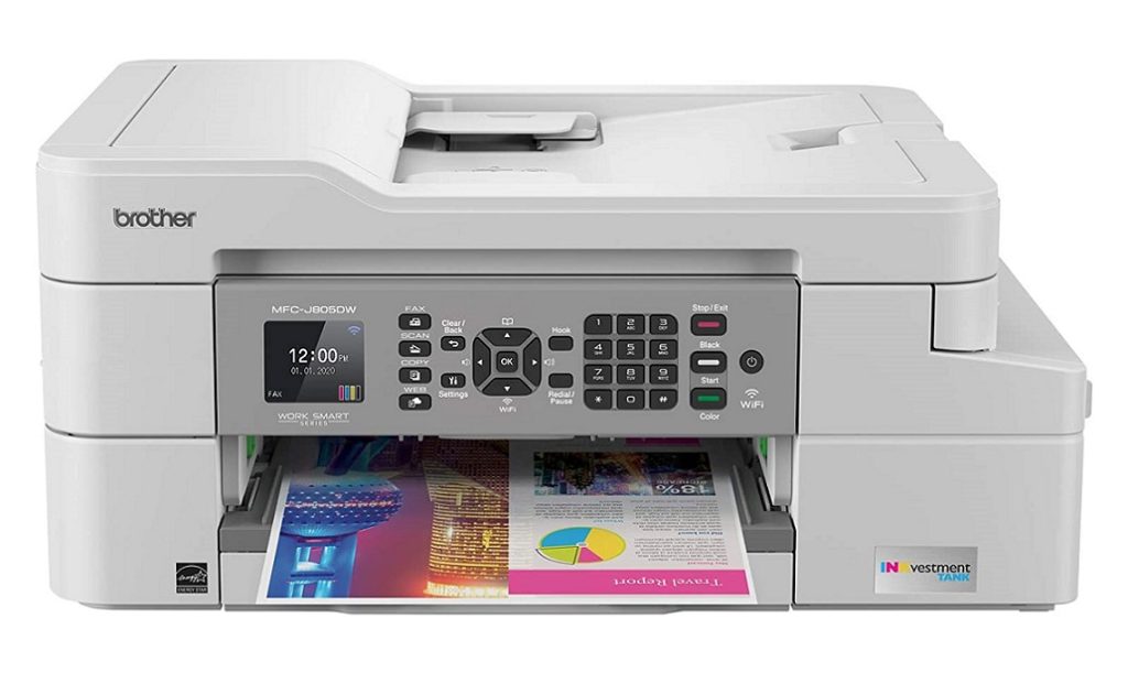 Brother MFC J805DW INKvestmentTank – Best printer with the longest ink cartridge