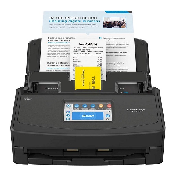 Fujitsu ScanSnap iX1500 - The most full-featured, fastest Document scanner, and highest quality model we've tested at scanse