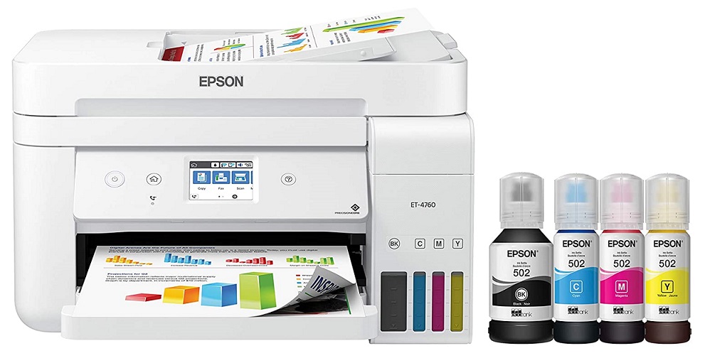 Epson EcoTank ET 4760 – Economical Sublimation Printer