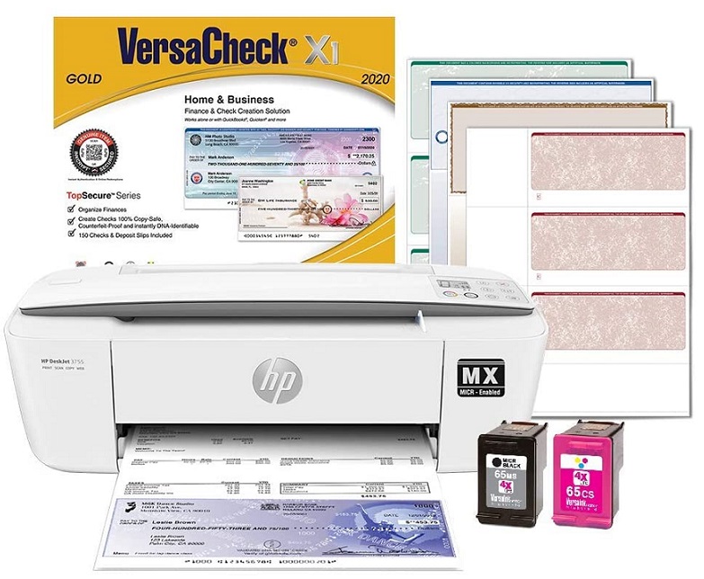 VersaCheck HP DeskJet 3755 MX MICR – A Dedicated Check Printer
